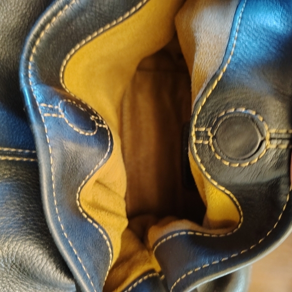 Lauren Conrad LC Black Leather Slouchy Soft Bag - Picture 11 of 14